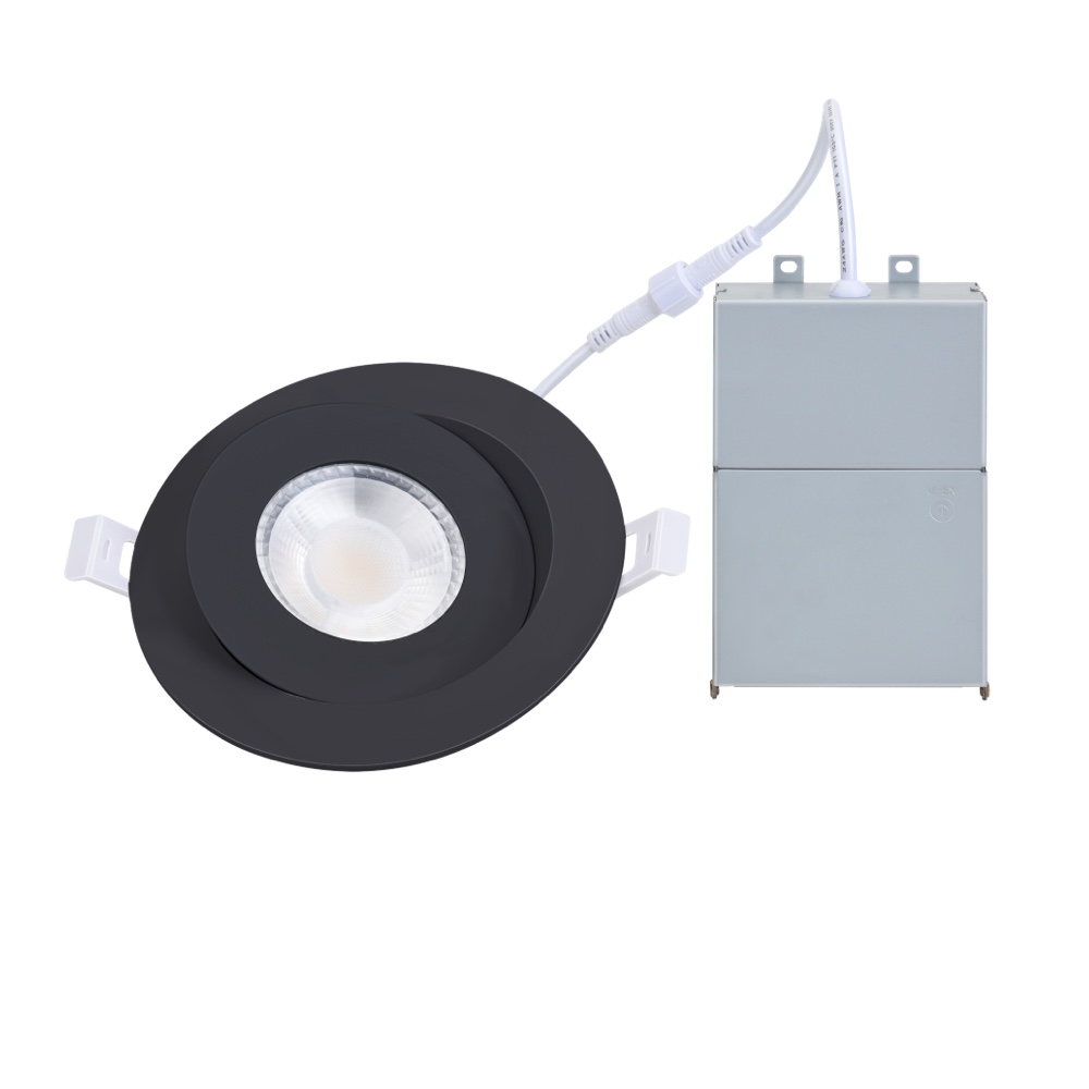 Schwarzes kardanisches LED-Einbau-Downlight