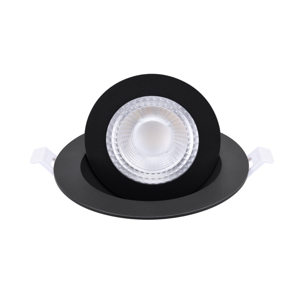 Schwarzes kardanisches LED-Einbau-Downlight