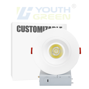 4-Zoll-LED-Deckeneinbauleuchte, blendfreies Downlight