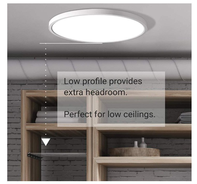 9 Zoll 12 Zoll 15 Zoll runde Deckenleuchten mit ETL-Energy-Star-Zulassung, energiesparendes LED-Unterputzpanel mit Radar-Bewegungssensor