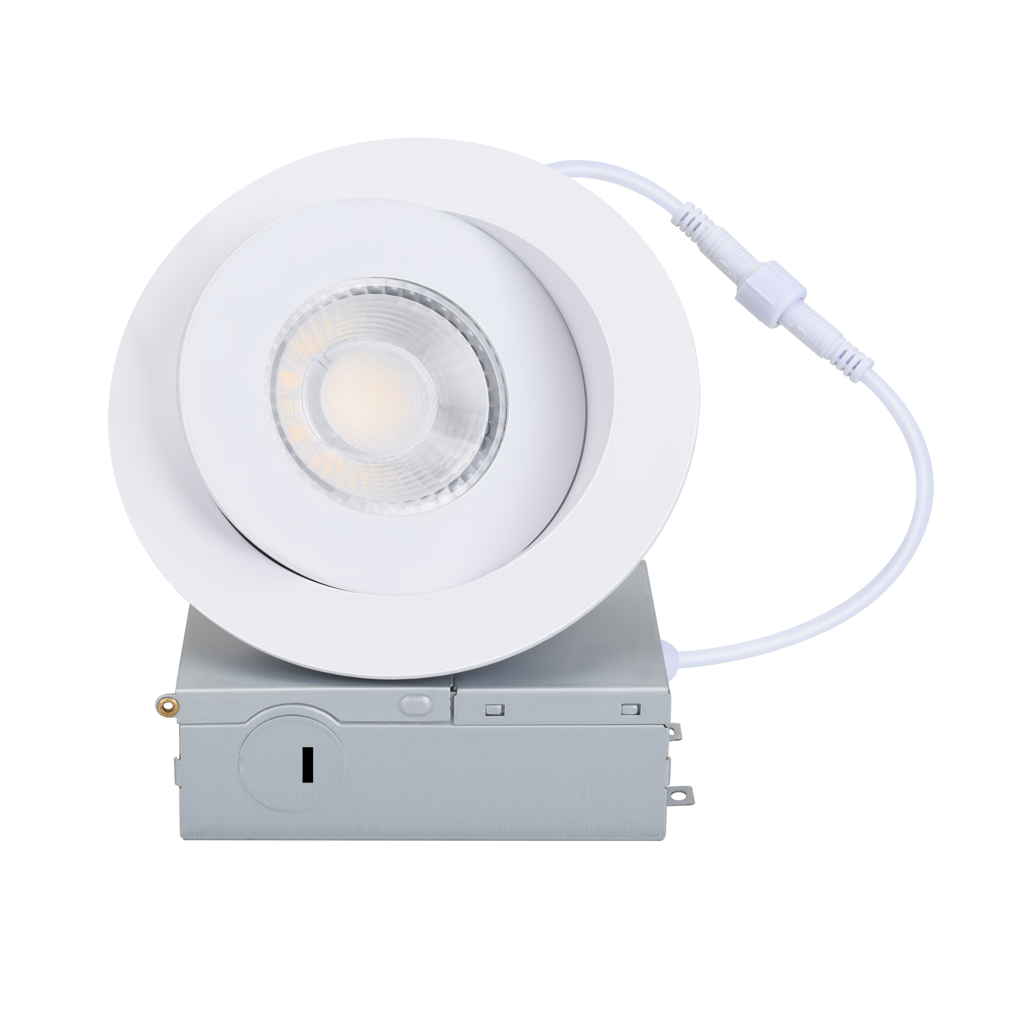 4' 9W LED-Augapfel-Einbauleuchte mit Gimbal-Einbauleuchte, 3CCT, IP54, Nassstandort, 900LM, dimmbar, ETL-Energy-Star-zertifiziert