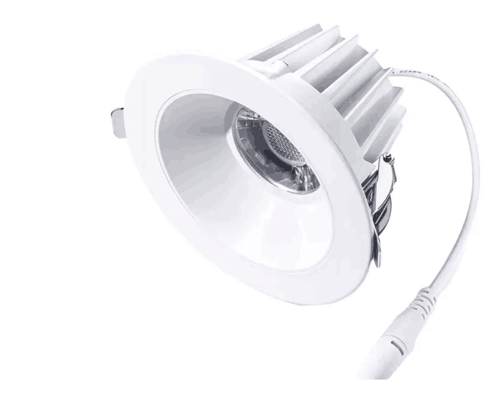 Aluminium 3CCT Abstimmbares 2'' 4'' LED-Einbau-Downlight, rund, quadratisch, dimmbar, blendfreie Decke, kommerzielles LED-COB-Downlight mit 5 Jahren Garantie 