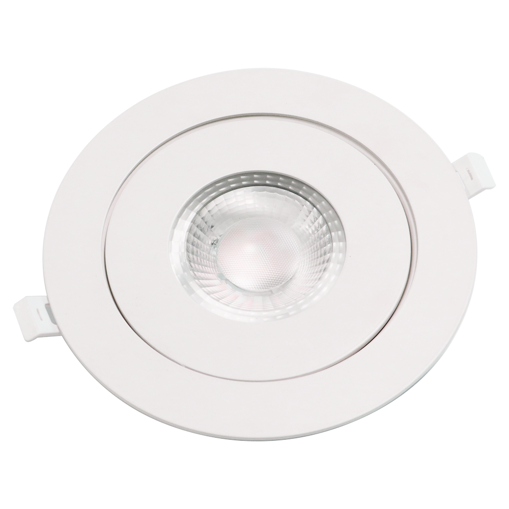 360-Grad-Drehung, 15,2 cm (6 Zoll), 12 W LED-Gimbal-Downlight, 1300 lm, dimmbar, für nasse Standorte, 3CCT, Farbwechsel