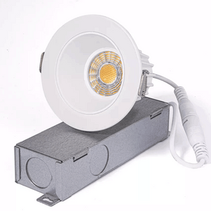 Aluminium 3CCT Abstimmbares 2'' 4'' LED-Einbau-Downlight, rund, quadratisch, dimmbar, blendfreie Decke, kommerzielles LED-COB-Downlight mit 5 Jahren Garantie 