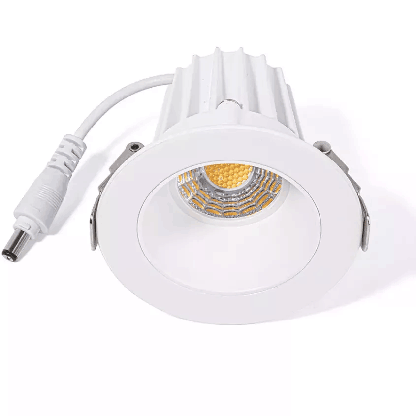 Aluminium 3CCT Abstimmbares 2'' 4'' LED-Einbau-Downlight, rund, quadratisch, dimmbar, blendfreie Decke, kommerzielles LED-COB-Downlight mit 5 Jahren Garantie 